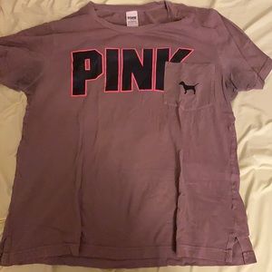 PINK t shirt- L